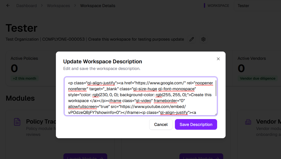 Test Blog Update